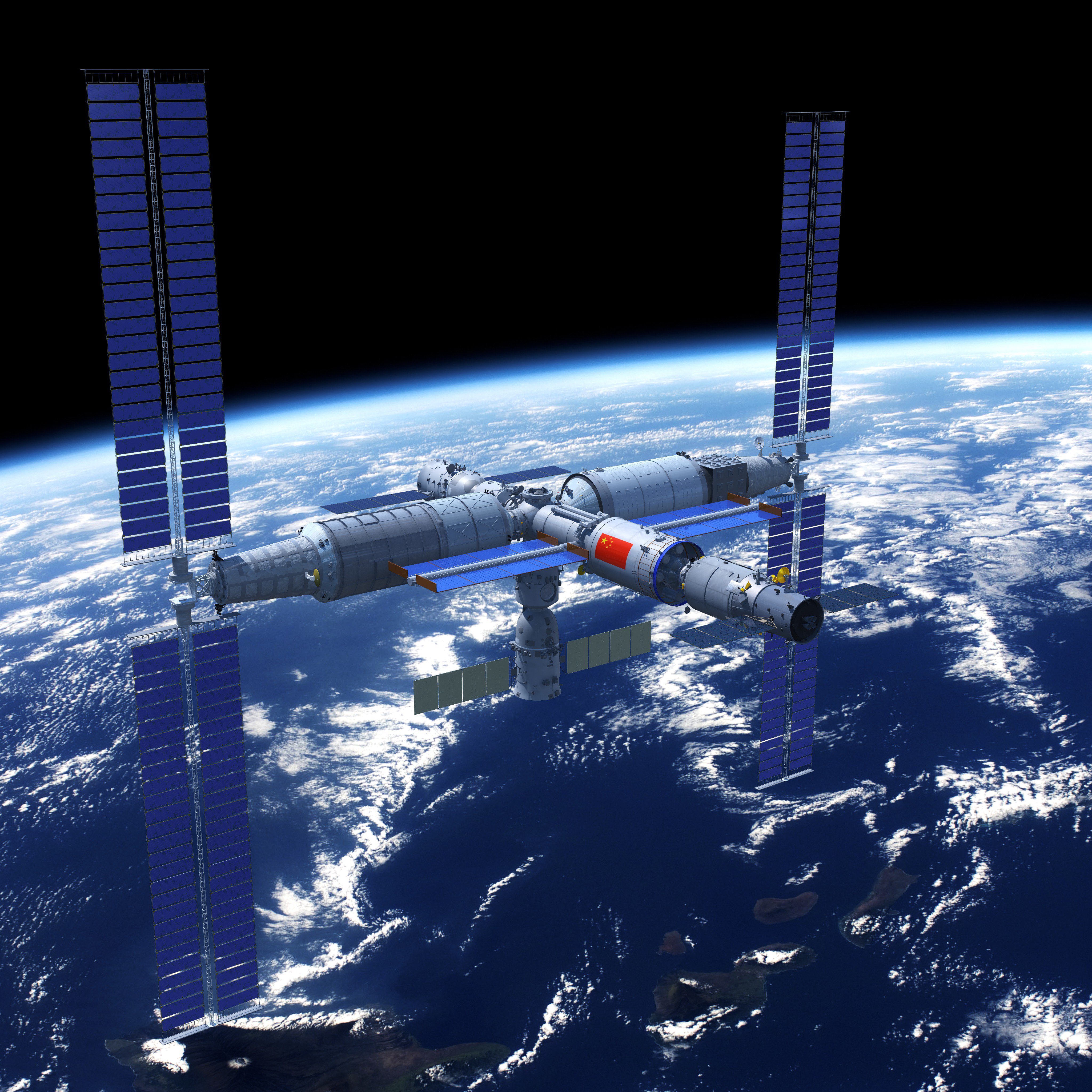 Concept of China's space station.