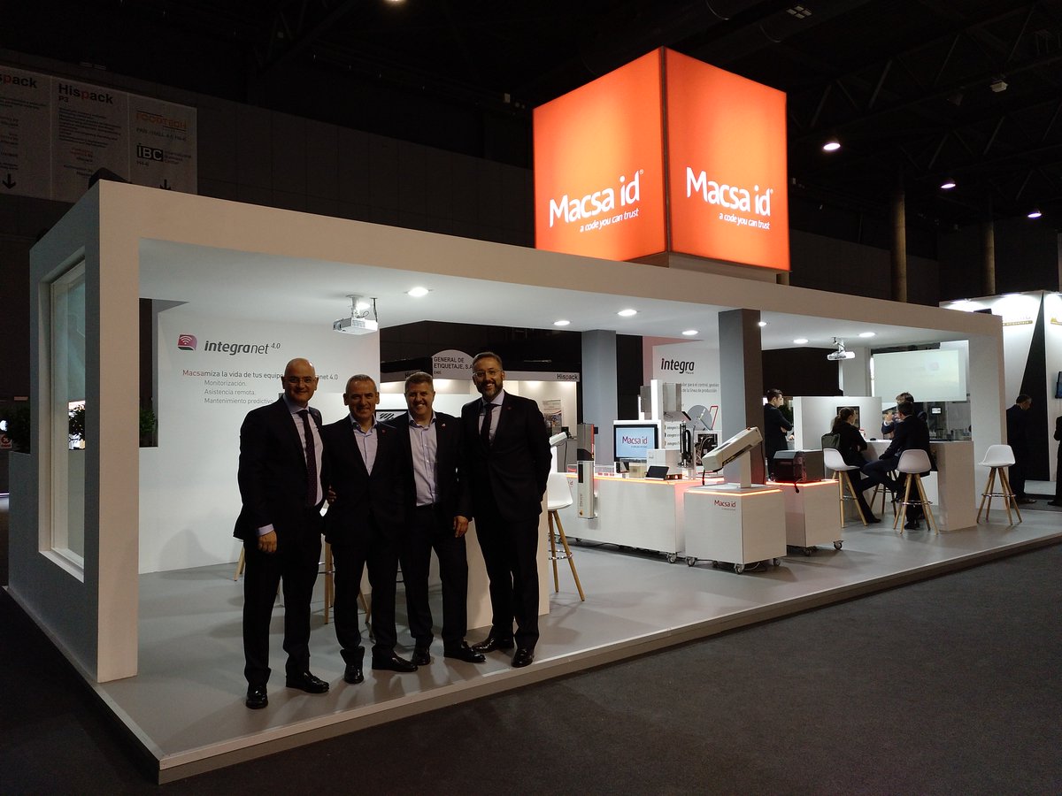 La #Industria4.0 y Macsa ID en <a href="/Hispackbcn/">Hispack</a>. Mil personas visitan el stand de Macsa ID en la #feria más importante de #packaging. bit.ly/2smsNUH