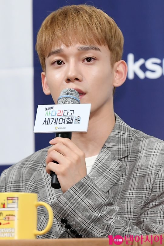 EXOChenTurkey's tweet photo. 180529 | Travel the World on EXO's Ladder: CBX Japonya'nın Basın Konferansından, CBX. 🐿💛🐿💛🐿

"Chen: Çekimler sırasında hiç tartışmadık ancak Minseok hyung ile duş almadığımız için üzüldüm.
Xiumin: Neden??? 🤣"

#EXO_CBX #첸 #종대 #우리종대 #chen #EXO #엑소 ( @weareoneEXO ) https://t.co/jbqY9KXFzM