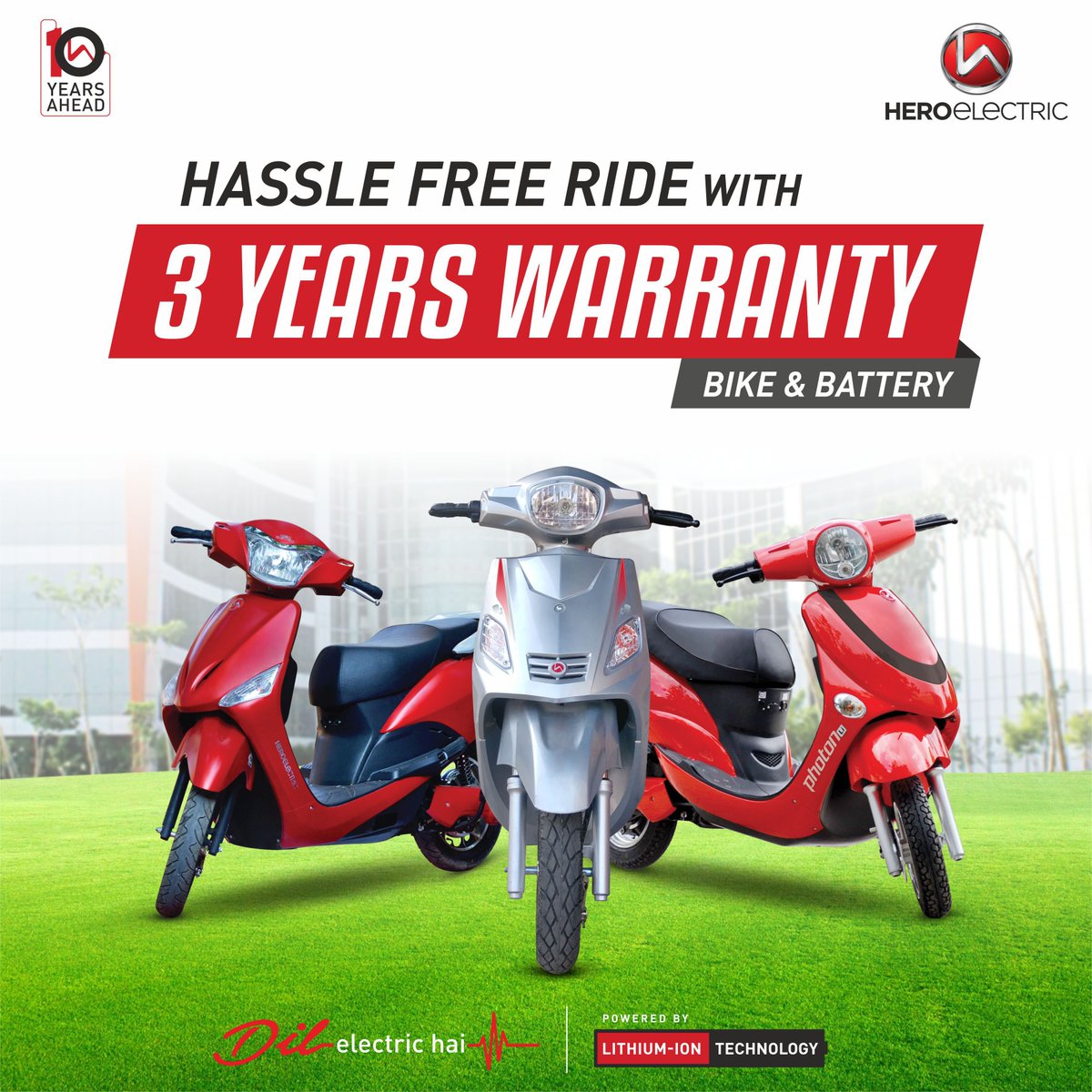 hero electric bike battery warranty