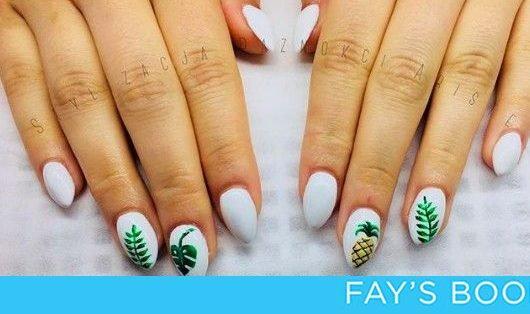 fays_book's tweet photo. #PineappleNails! Κάτι δροσερό για την πρώτη μέρα στο γραφείο μετά το τριήμερο! https://t.co/hjhSrAJ17g https://t.co/jJdqP6I952
