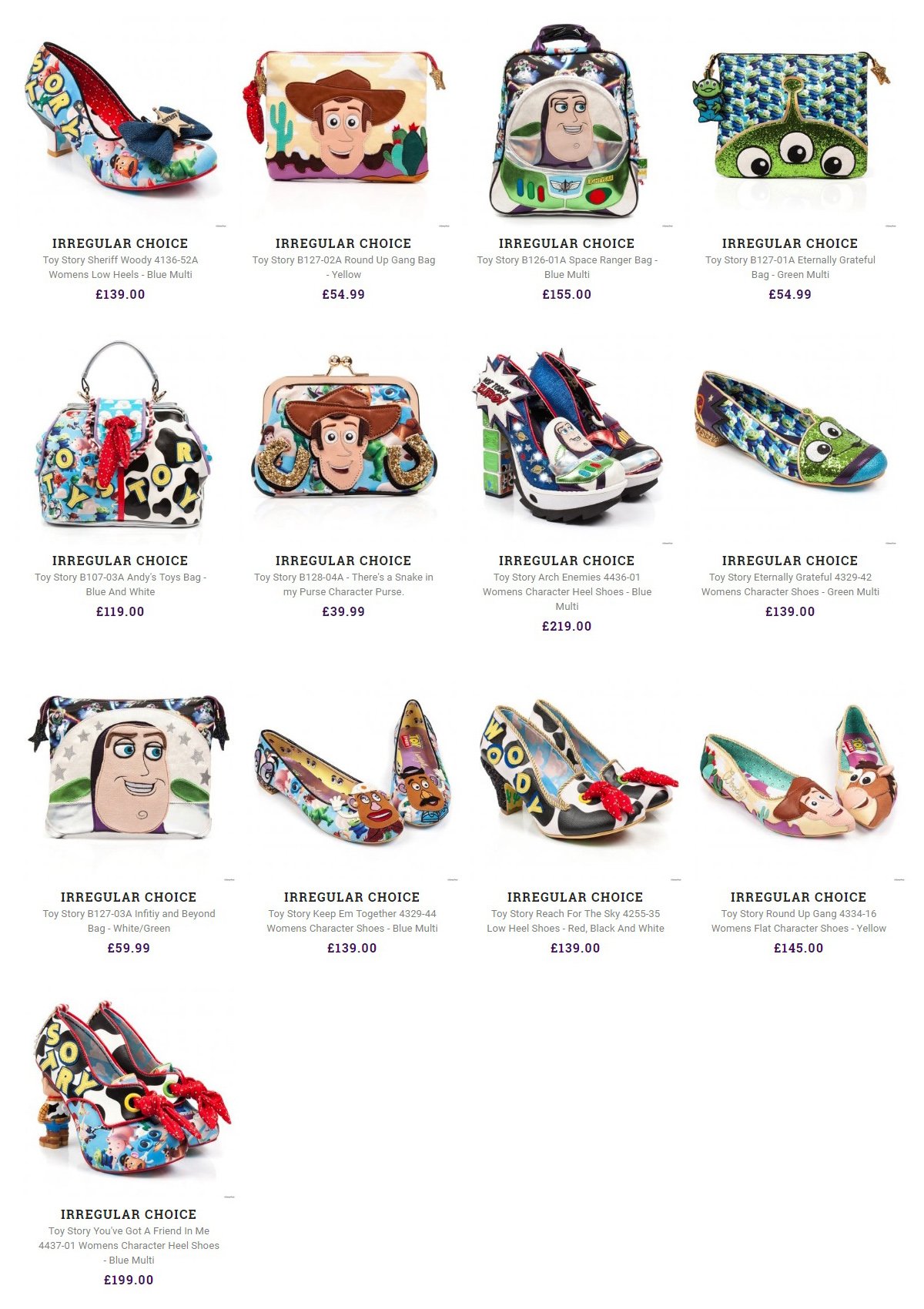 Irregular choice shop eternally grateful