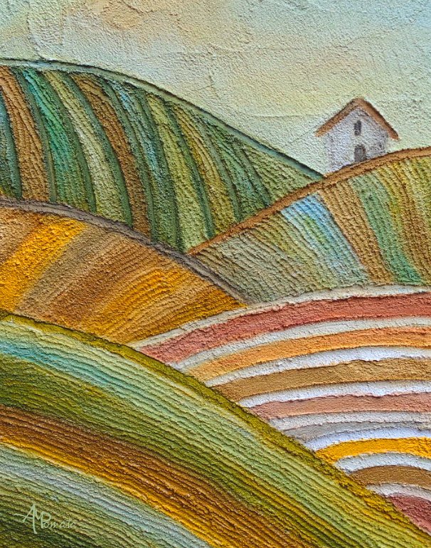 ampomata's tweet photo. This is my texture painting "Plowing Through". You can check it out here: https://t.co/NcDIW5yJhD #art #oilpainting #texture #naive #contemporaryart #ArtistOnTwitter #landscape #fields https://t.co/e8wKgd0tND
