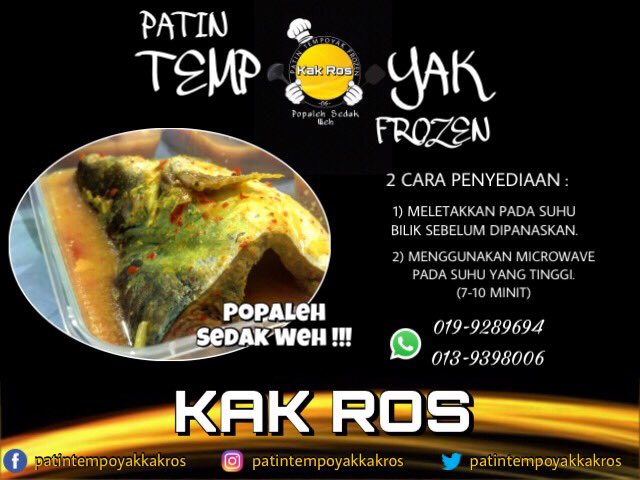 Patin Tempoyak Kak Ros At Patintempoyak06 Twitter