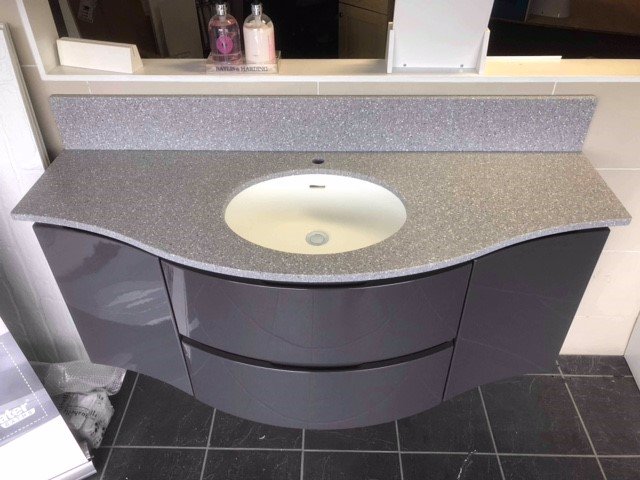TheWharfBlog's tweet image. A recent bathroom installation, enhancing the use of thermoformable solid surface with this curvaceous finish around the basin.