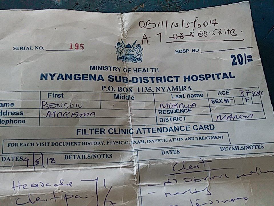 ItsMutai's tweet photo. #CryForJustice Man was assaulted 3weeks ago in Nyamira County. he recorded a statement at MANGA POLICE STATION OB11/14/05/2018. He has a P3. But lead investigations officer Mr DAVID RONGOSSI SENGERA of phone: 0726XXX555) has refused to send the warrant of arrest to Kemera P Post. https://t.co/50cztJUOsF