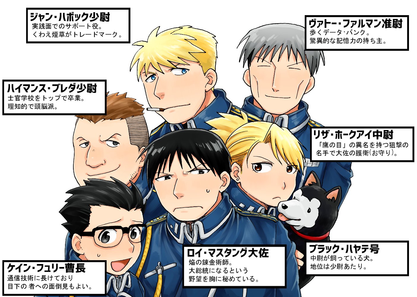 がちゃわちゃ Bleu Feu いやもうフウさんがハガレン読んでくれてるという事実が嬉しすぎて最近の私の生きる糧です ありがとうございます 人生が楽しい あんまり役に立たないのでは って思いながら描いたのでそう言って頂けて