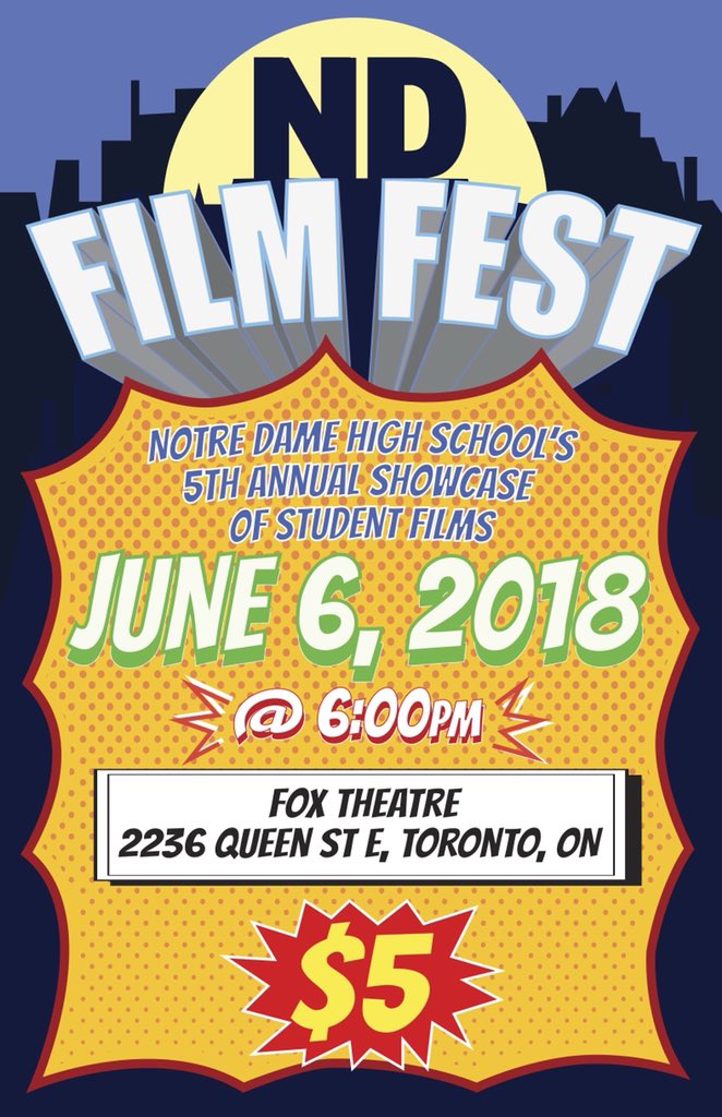 Film Fest tickets go on sale today!!!  Come out and support the comm tech students and watch some incredible short films, animation, commercials, and music videos!  Tickets are sold under the TV for only $5 during both lunches!!