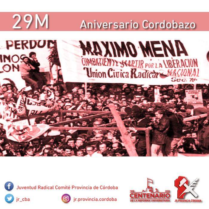 jr_cba's tweet photo. Aniversario Cordobazo
#NosVeranVolver https://t.co/BG8OnhL3An