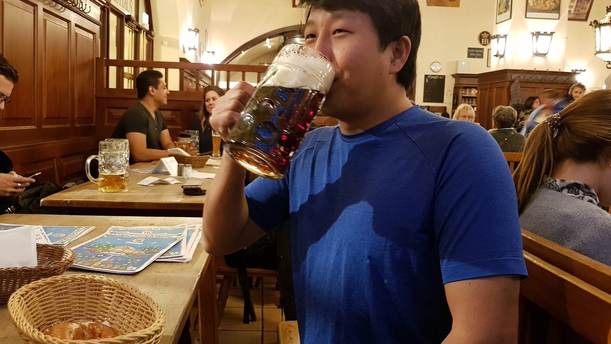 WithBackpack's tweet photo. Who Drinks Coffee at a Beer Hall? https://t.co/dtt75BJdym https://t.co/14f687xDxY