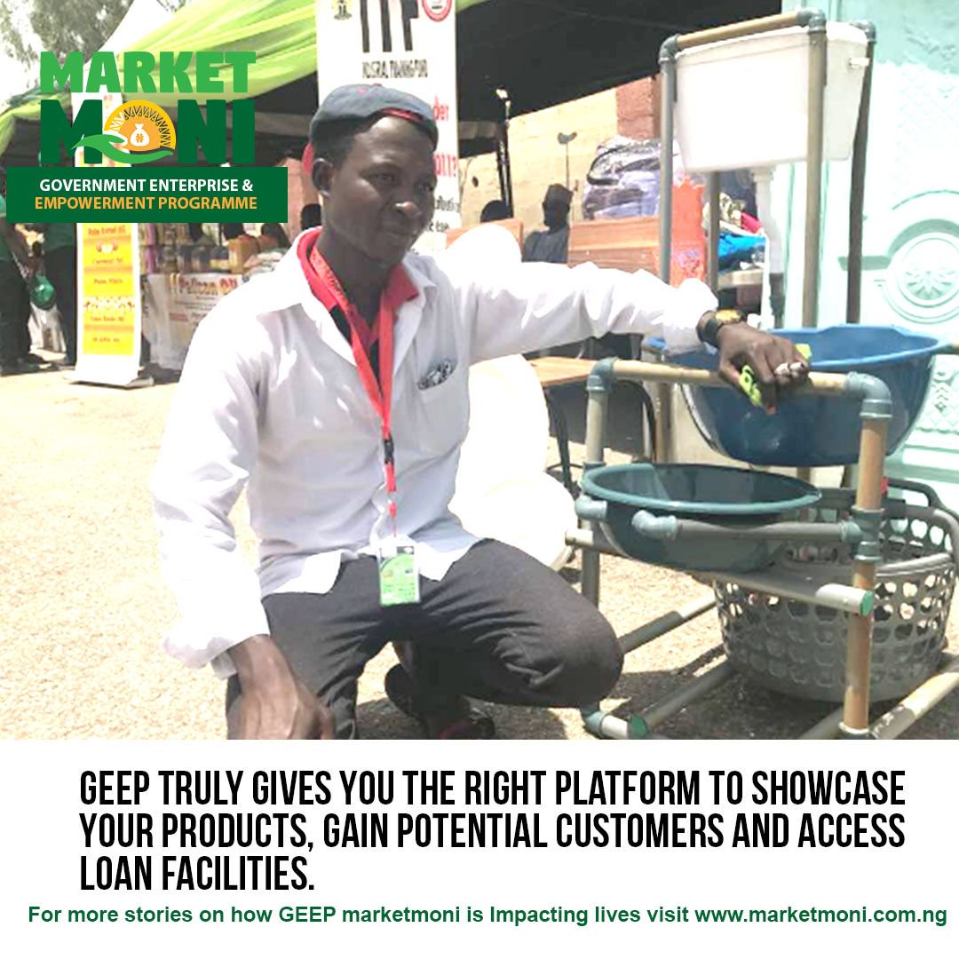 GEEP truly gives you  the right platform to showcase your products, gain potential customers and access loan facilities.
#GEEP4U #GEEPMarketMoni #MarketMoni