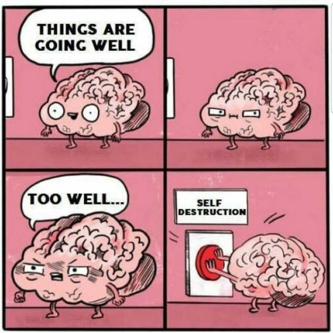 Company_Cortex's tweet photo. We are evolved to be miserable and insecure to a certain degree because it's the mildly miserable and insecure creature who is going to do the most work to innovate and survive.
–Mark Manson 
#evolution #brain #survive #quote #innovate https://t.co/fFElunDX8e