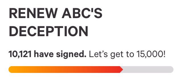 DawnKeeper63's tweet photo. 10,000 😱💯💪🏻 #DECEPTIONERS ARE STRONG.... @ABCNetwork hint hint... we want more #deception!

https://t.co/lMarPtMJgz

#savedeception #renewdeception #DeceptionSeasonFinale #Deceptioncrew #DeceptionViewersVote #Deceptionseason2 #DeceptionViewersGoViral #DeceptionSunday https://t.co/WmRLdRHeJT
