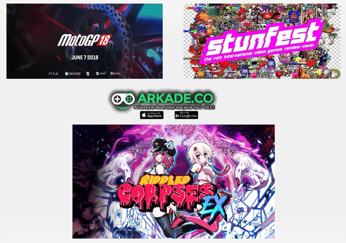 arkade_co's tweet photo. Voici l'actualité gaming en bref sur notre blog !
https://t.co/r529EUypMj
Téléchargez Arkade sur iOS / Android.
- iOS : https://t.co/iNyb62JvaN 
- Android : https://t.co/NS4IS9e6Je https://t.co/PMT0FsDNgO