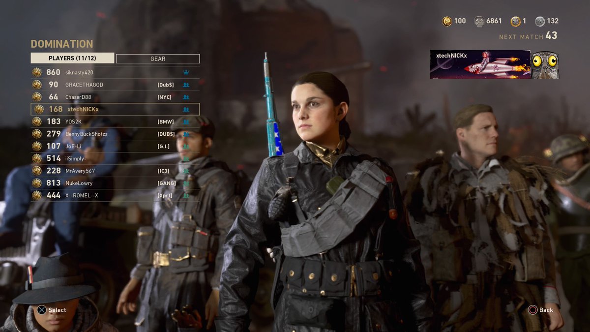 xtechNICKx's tweet photo. These are the lobbies I get #SHGames #CoDWW2 #Tryhards https://t.co/ud3g9GYDxS