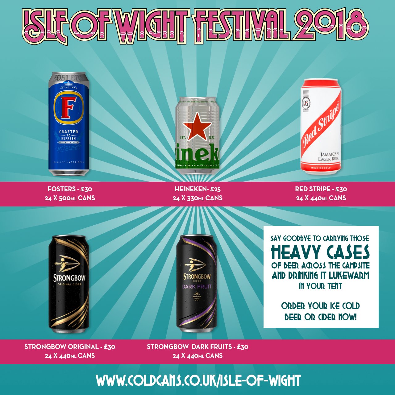 Isle of Wight Fest on Twitter: quot Say goodbye to carrying those heavy Isle of Wight Fest on Twitter: quot Say goodbye to carrying those heavy