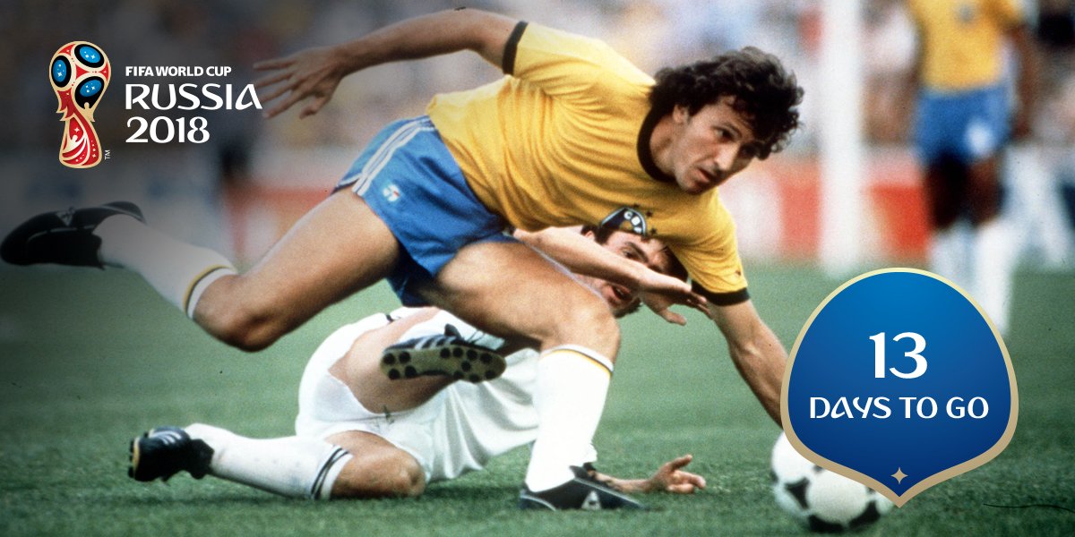 FIFA World Cup on Twitter "💯 days, 💯 players Zico One of the best