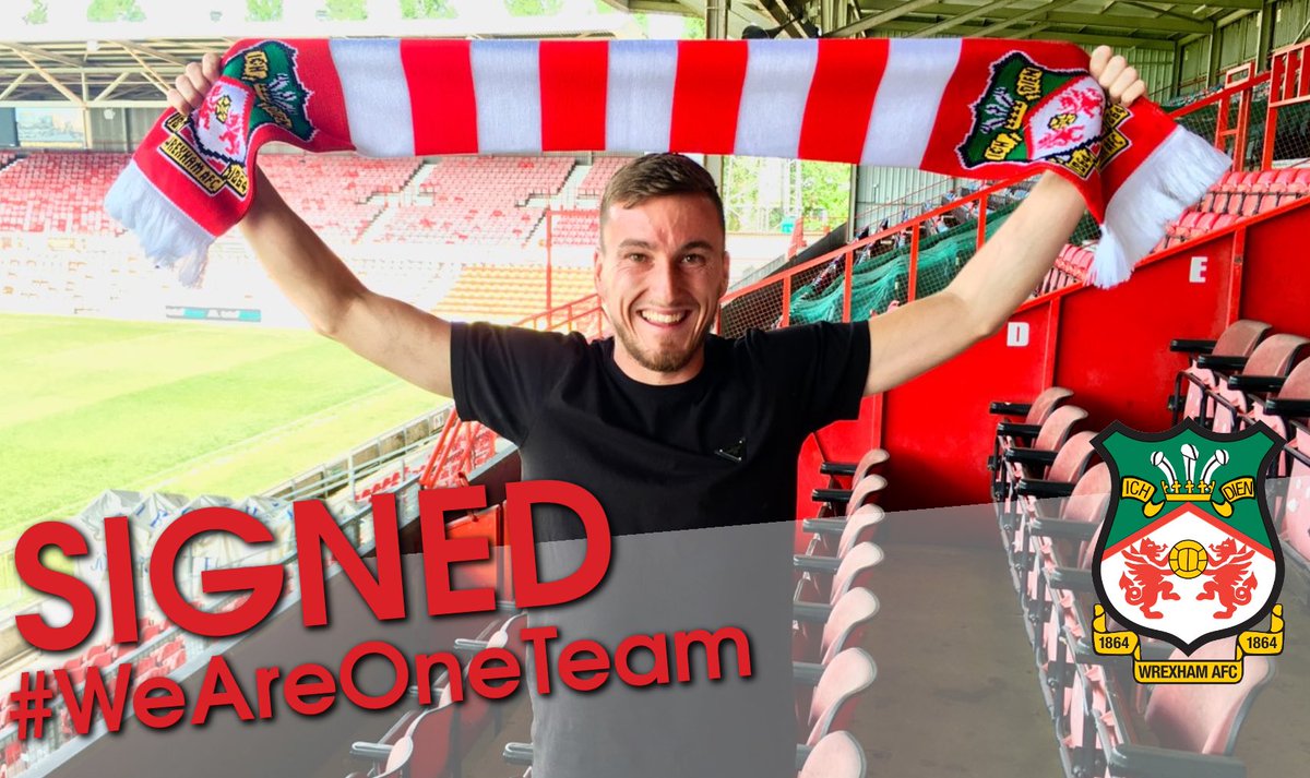 ✍🏻 SIGNED | Midfielder Luke Young is Wrexham AFC’s first summer signing! 

👉🏻 wxmafc.uk/2GRC7UM

🔴⚪️ #WeAreOneTeam