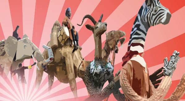 CornExchange's tweet image. How about a FREE outdoor event this Saturday? Join us on Northbrook Street from 7pm as the Carnival of the Animals parade through Newbury in tribute to George Sanger's magnificent parades! Find out more here: bit.ly/2IhHhyM #Circus250