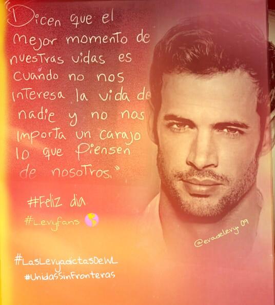 !Dicen que el mejor momento de nuestras vidas, es Cuando no nos interesa la vida de nadie, y no nos importa  un carajo lo que Piensen de  nosotros #LasLevyadictasDeWL  #UnidasSinFronteras  que pasén un mágico dia lleno de amor, sorpresas, 🙏🙏<a href="/willylevy29/">William Levy</a> y tod@s#Levy🌏❤️😘🍀🙋