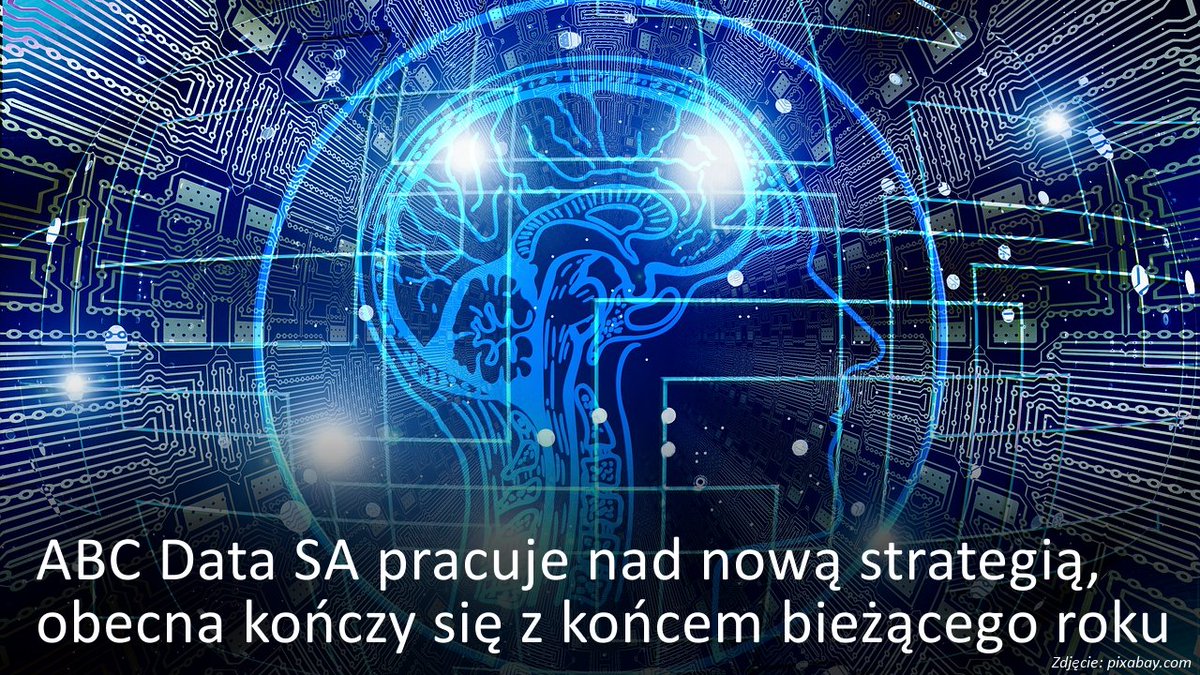 inwestorzy_tv's tweet photo. #ABCData pracuje nad nową strategią, obecna kończy się z końcem roku
https://t.co/nfl9u9P2Og
#inwestorzytv @ABCDataPL #strategia https://t.co/pO8tbbd3GO