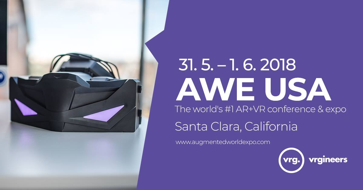 Vrgineers's tweet photo. #AWE2018 wouldn’t be the world’s biggest #AR and #VR event without @vrgineers! We’ll be demonstrating our #VRHero 5K Plus headset w/ integrated @LeapMotion hand tracking and @MorildAS demo, all supported by @Silverdraft. Stop by and see how crisp and true-to-life VR can be. https://t.co/pmURGvkqyL