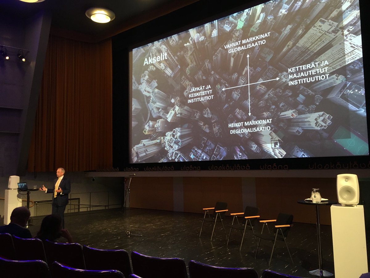 Scenarios support Nordic industries in navigating future, intoduced today by <a href="/ristoej/">Risto EJ Penttilä</a> #globalscenarios