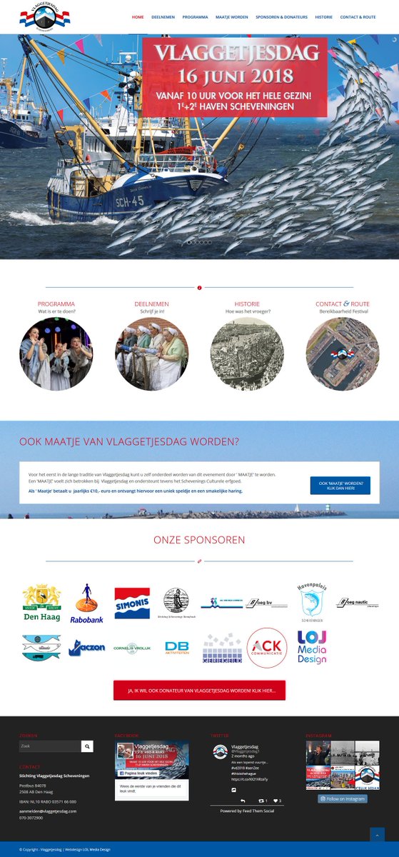 Weer een mooi project opgeleverd, dit keer als SPONSOR! Als je toch gaat kijken, wordt meteen MAATJE van Vlaggetjesdag!!! #lovemyjob #vlaggetjesdag #scheveningen #vd2018