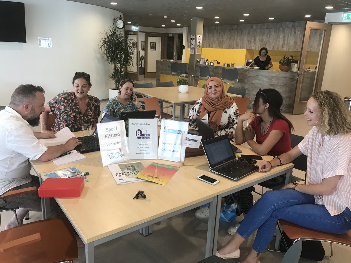 Gezonde Wijk Overvecht partners voor allerlei vragen; aan te spreken tijdens open inloop.  Dinsdagen: BC-Dreef en Jager. Ook bij 28graden  is dit #happynewsOvervecht