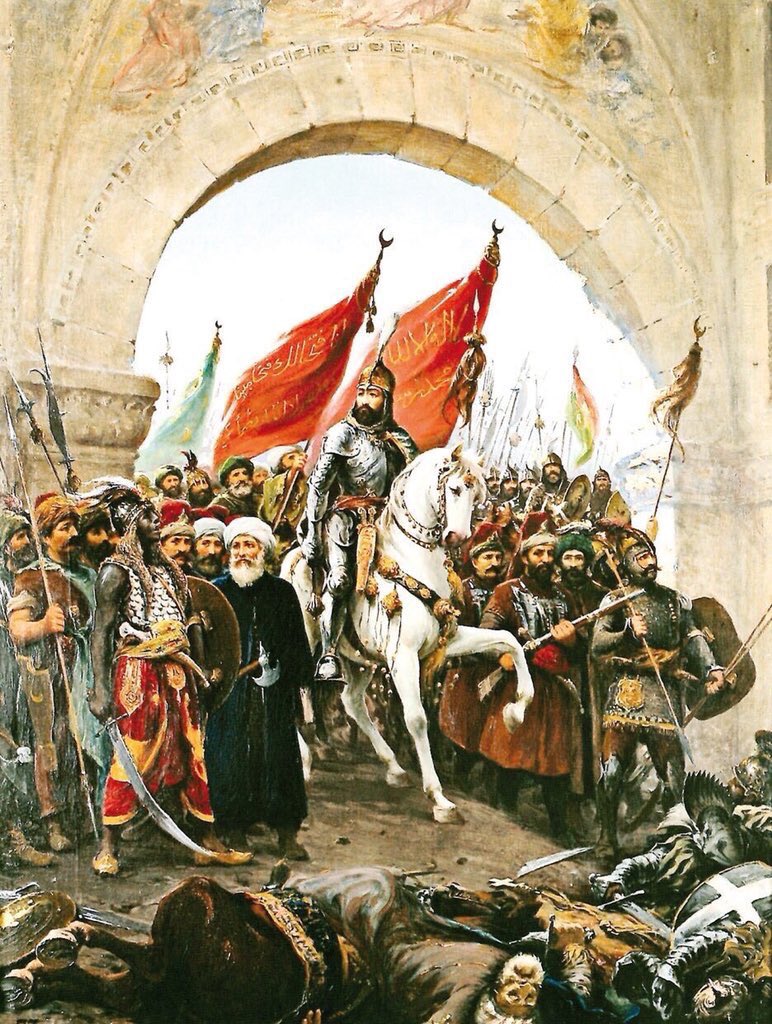 İstanbul'u fetheden, çağ açıp çağ kapatan Fatih Sultan Mehmet Han ve kahraman ordusunun ruhu şad olsun.

İstanbul'un Fethinin 565. yılı kutlu olsun.

#Fethin565Yılı