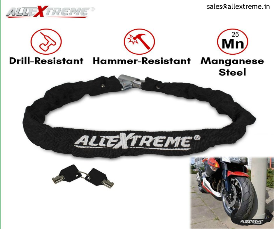 allextremegears's tweet image. AllExtreme presents heavy duty link lock with keys that is perfect to keep your property keep your bicycles, helmet, sports equipment or tool boxes safe and secure. 
#Allextreme #antitheft #linklock #safeandsecure
To buy visit: amzn.to/2LqpNOG
 bit.ly/2IKtXiB