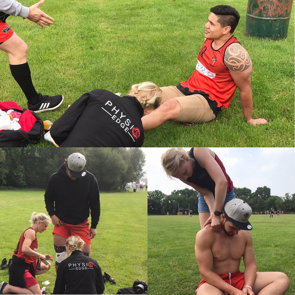wilddogsrugby's tweet photo. Massive shout out to our physios, especially Gill & Caitlyn @physioedge for keeping all our boys in tip top shape over the weekend at @Bournemouth7s πͺπ½π₯#physioedge #physioedgemassagegel https://t.co/0mAE3N2t6E
