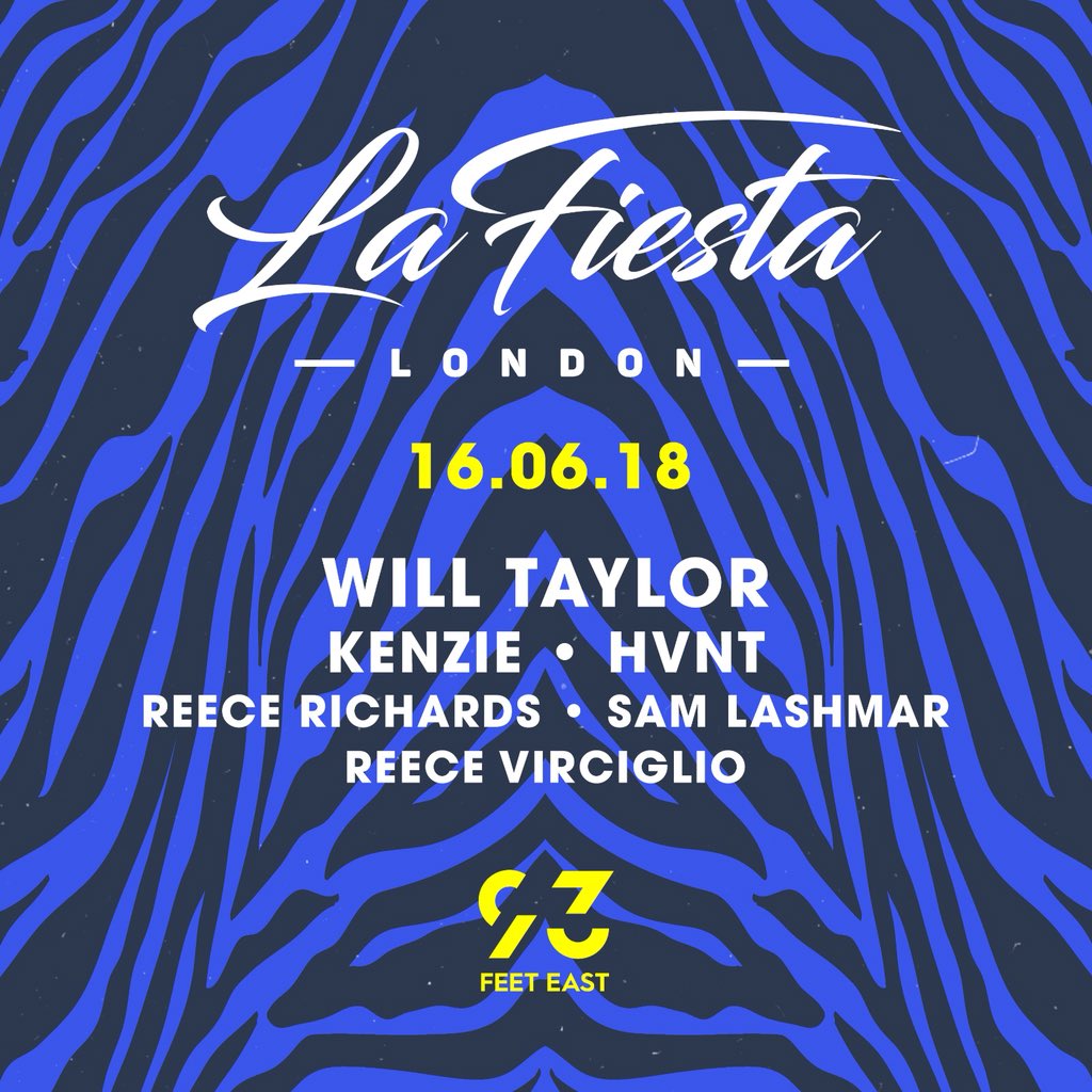 Saturday 16th June we head to  <a href="/93FeetEast/">93FeetEast</a> for the very first time and it’s looking special people!

An All Day Party from 3pm... Expect nothing but vibes✨

Second Release Tickets: events.glistrr.com/lafiesta/e/19 🎟

#LaFiesta #93FeetEast #Shoreditch #London