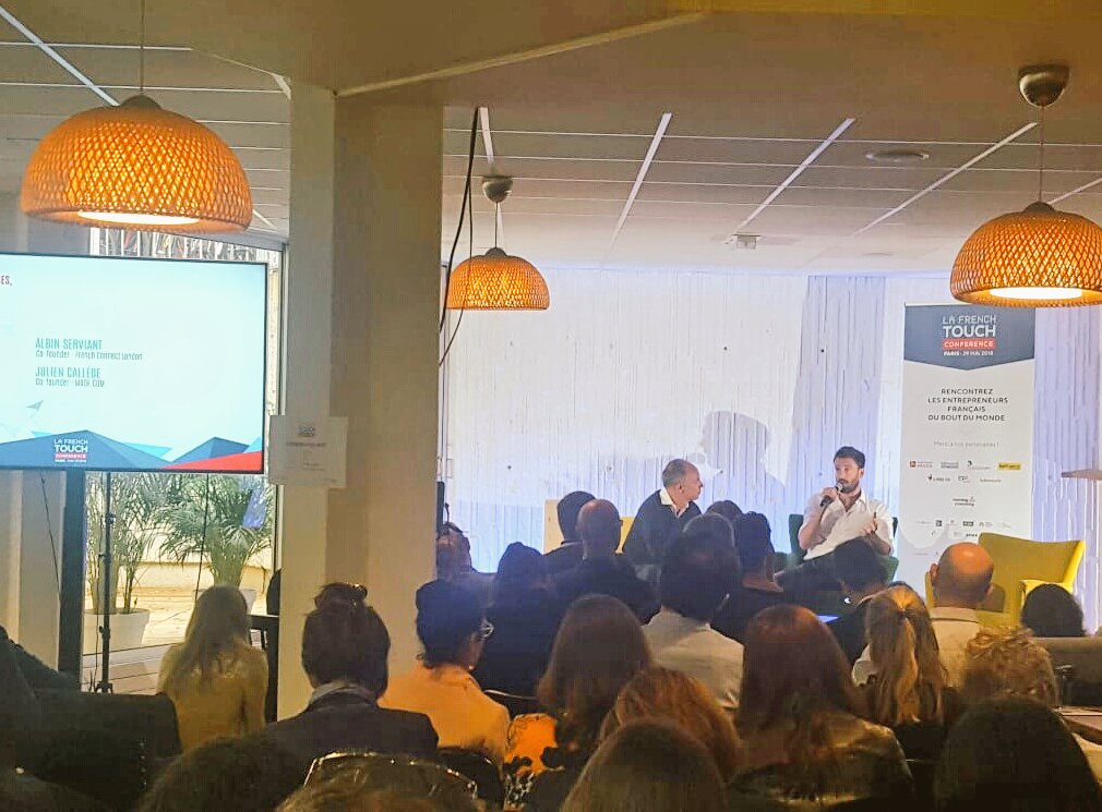 LaFrenchTech's tweet photo. Les entrepreneurs FR impliqués dans les communautés des Hubs French Tech sont nombreux à intervenir aujourd'hui à la @FrenchTouchConf : Beijing, @FrenchTechSZHK @FrenchTechSF   @FrenchTechLON. Entre autres :
👉 @ludovicbodin, @benjaminjoffe, @jlecat @albinserviant &amp; @Pgelis ! https://t.co/aCWgMVGjUy