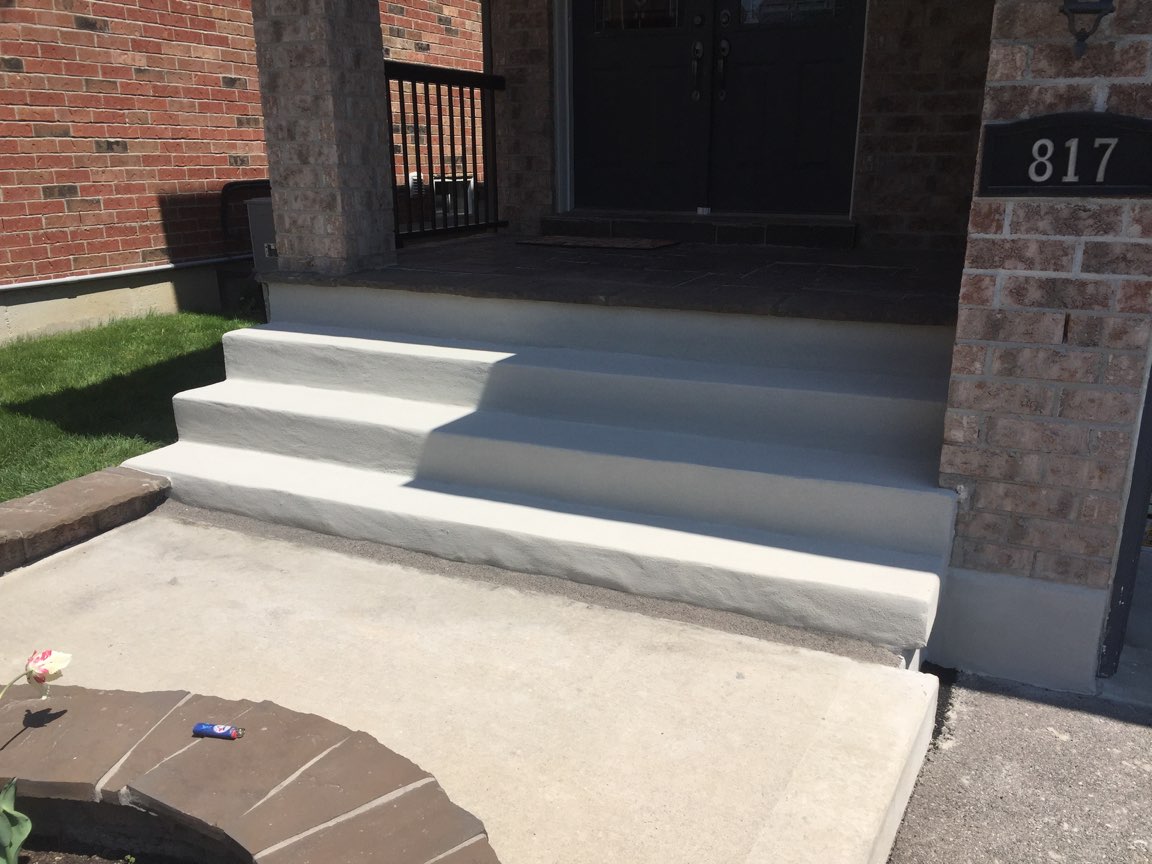 3PigsMasonry's tweet photo. Sealed and dry concrete steps
#concrete #masonry #concretework #construction #parge #flagstone #concretesteps #beforeandafter #threelittlepigsmasonry #GTA #yorkregion https://t.co/aFtZPvqSgt