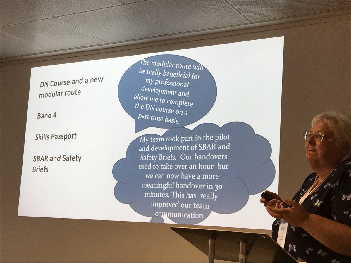 jenniferPN10's tweet image. Sarah Chalmers shares how DIstrict Nurses are supported to recognise deterioration in @NHS_Lothian @profalexmcmahon @SPSP_PC  #SPSP10