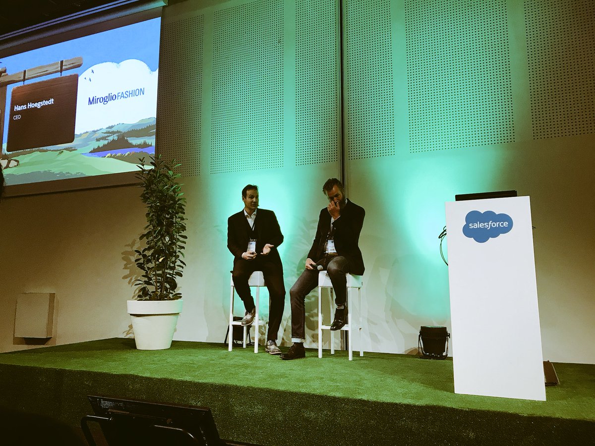 serenasac's tweet photo. @salesforce x @MiroglioGroup. 
Rivoluzionare il mercato del #retail. 
Esperienza a 360. 
@PwC #hanshoegstedt https://t.co/RGl42ygH4d