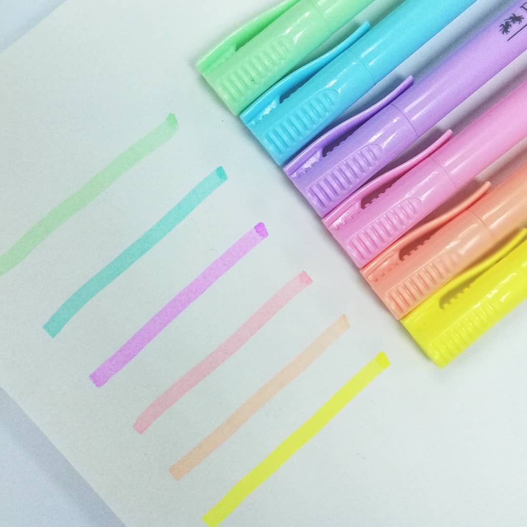 pastel highlighters faber castell