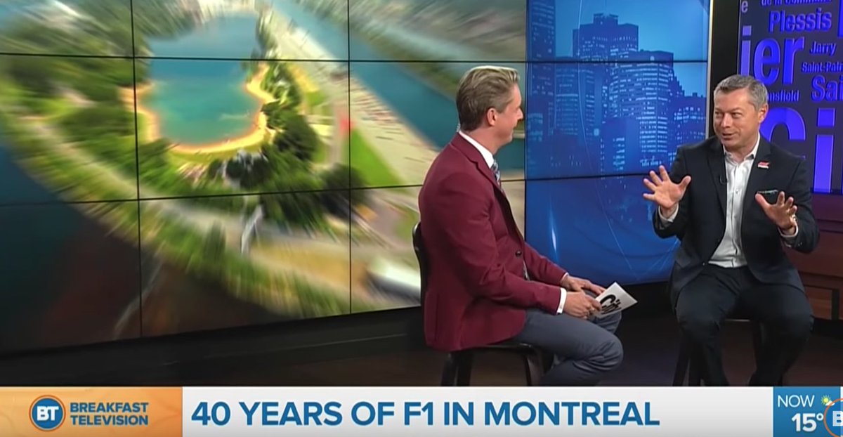 Right on track for 40 years of F1 in Montreal youtu.be/_4vXeJdcnqA https://t.co/TjmIEgz7xV