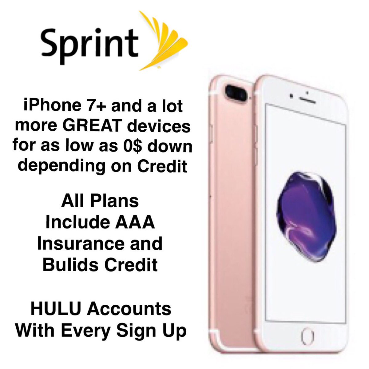 Message Me For Any Questions❓Or If You Desire To Join Our Sprint Family With A Great Device In Your Pocket For A Low low Price 😁 #sprint #iPhones #Androids #lowpricecellservice #greatdeals #amazingprices #creditbuilder #aaainsurance