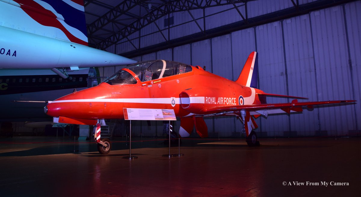ViewFromCamera's tweet photo. Probably 1 of my favourite shots from yesterday's visit to @NtlMuseumsScot where I saw the #RedArrows #Hawk XX308 Great place for the family. Cafe food was very tasty 😀Great array of #aircraft @goeastlothian @EastCoastBuses @eastlothianlife @rafredarrows @RoyalAirForce #RAF100 https://t.co/52JP8wTL6X