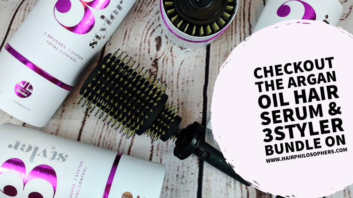 #summersale starts Friday check out our silky smooth #crueltyfree Argan Oil Serum and 3 in 1 Mega boar bristle Hair brush on hairphilosophers.com