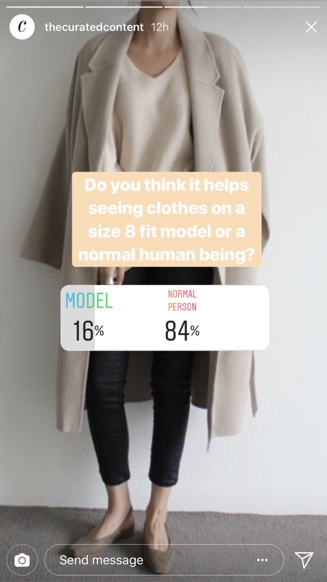 Sorry but a size 8 is still a normal human being size - why not use more models at varying sizes across their range instead of shaming body sizes #thereisnonormal
