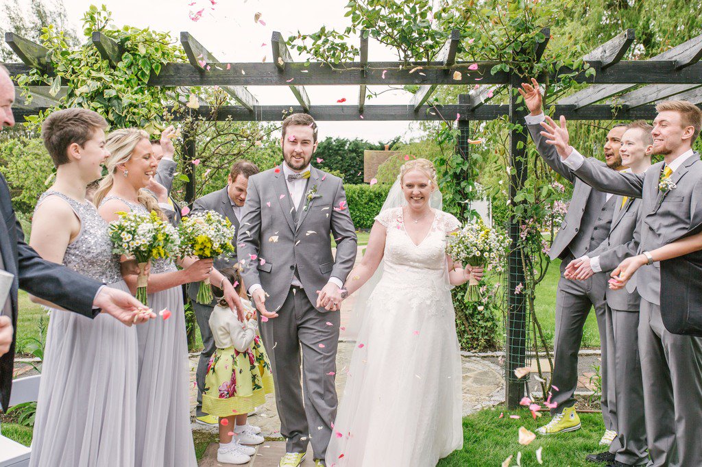 A relaxed rustic Essex Wedding at <a href="/HighHouseWed/">High House Weddings</a> with grey and yellow details
Images <a href="/BloomwoodPhotos/">BloomwoodPhotography</a> 
bit.ly/2seWo26