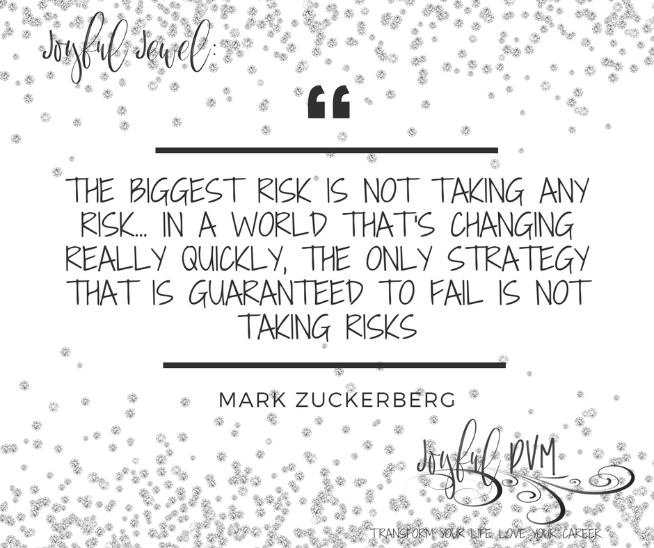JoyfulDVM's tweet photo. Are you afraid of risk? If so, why?
#JoyfulDVM #JoyfulVetTech #JoyfulJewel #JoyfulJumpstart https://t.co/whE5cGYnIu