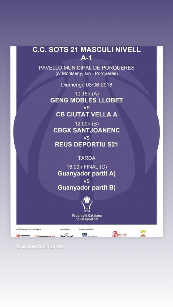 CB.CIUTAT VELLA (@cbciutatvella) on Twitter photo 