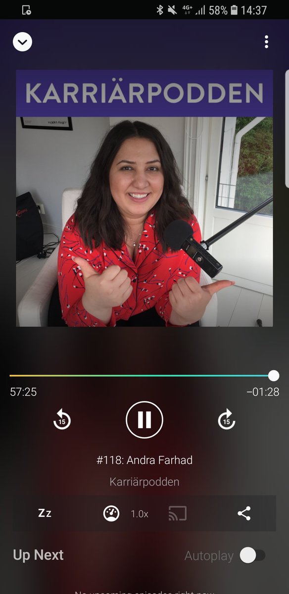 Om ni ska lyssna på en pod den här månaden så är det denna.  Grymma @andrafarhad &amp; <a href="/EvaEkedahl/">Eva Ekedahl</a>. Modig, värderingsstyrd och investeringssmart - Andra kommer förändra Sverige &amp; få alla att spara! #karriärpodden