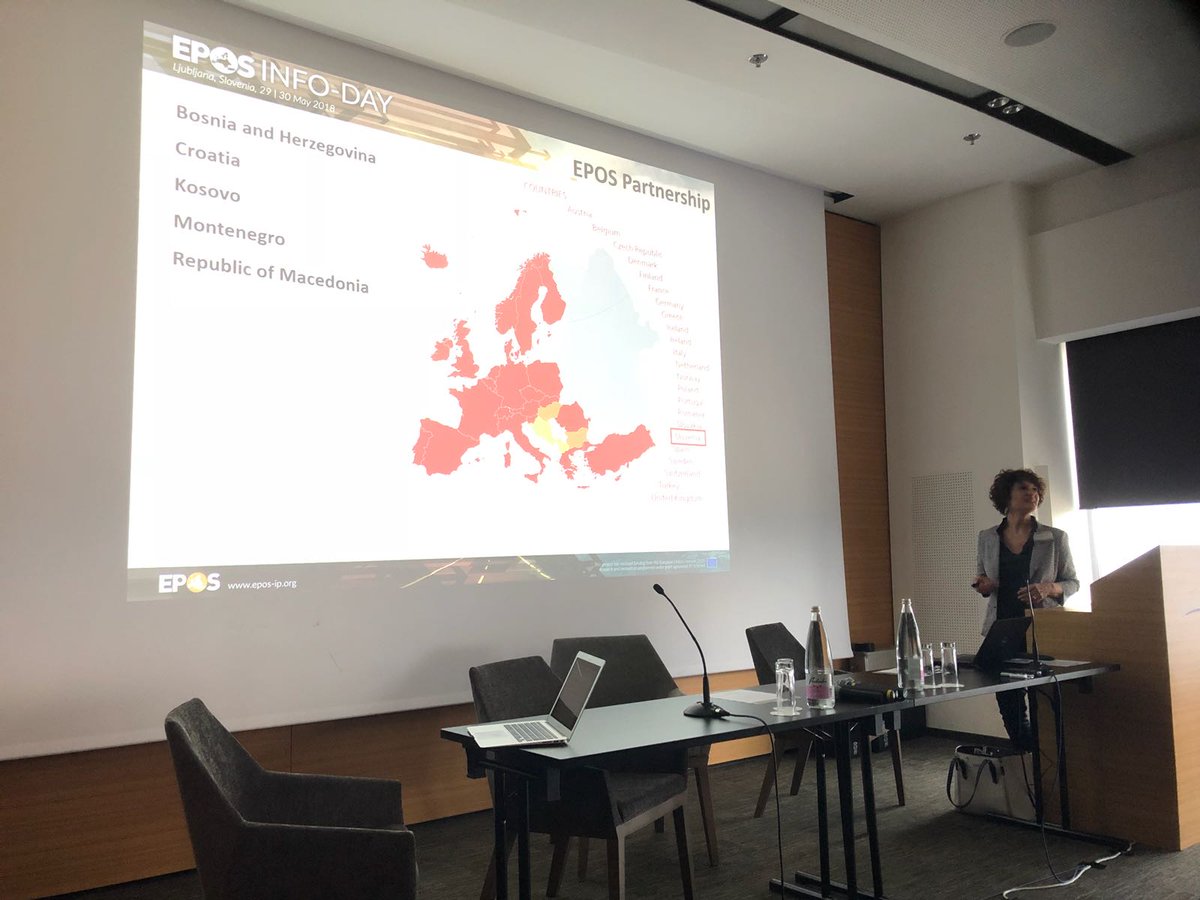 EPOSeu's tweet photo. #EPOS INFO DAY event started today in Ljubljana (Slovenia); regional representatives from across the Eastern Adriatic Area meet potential partners to share ideas and to establish cross-border contacts for future long-term cooperation #Researchinfrastructure  #FAIRdata #seismology https://t.co/98qjCBjL2N