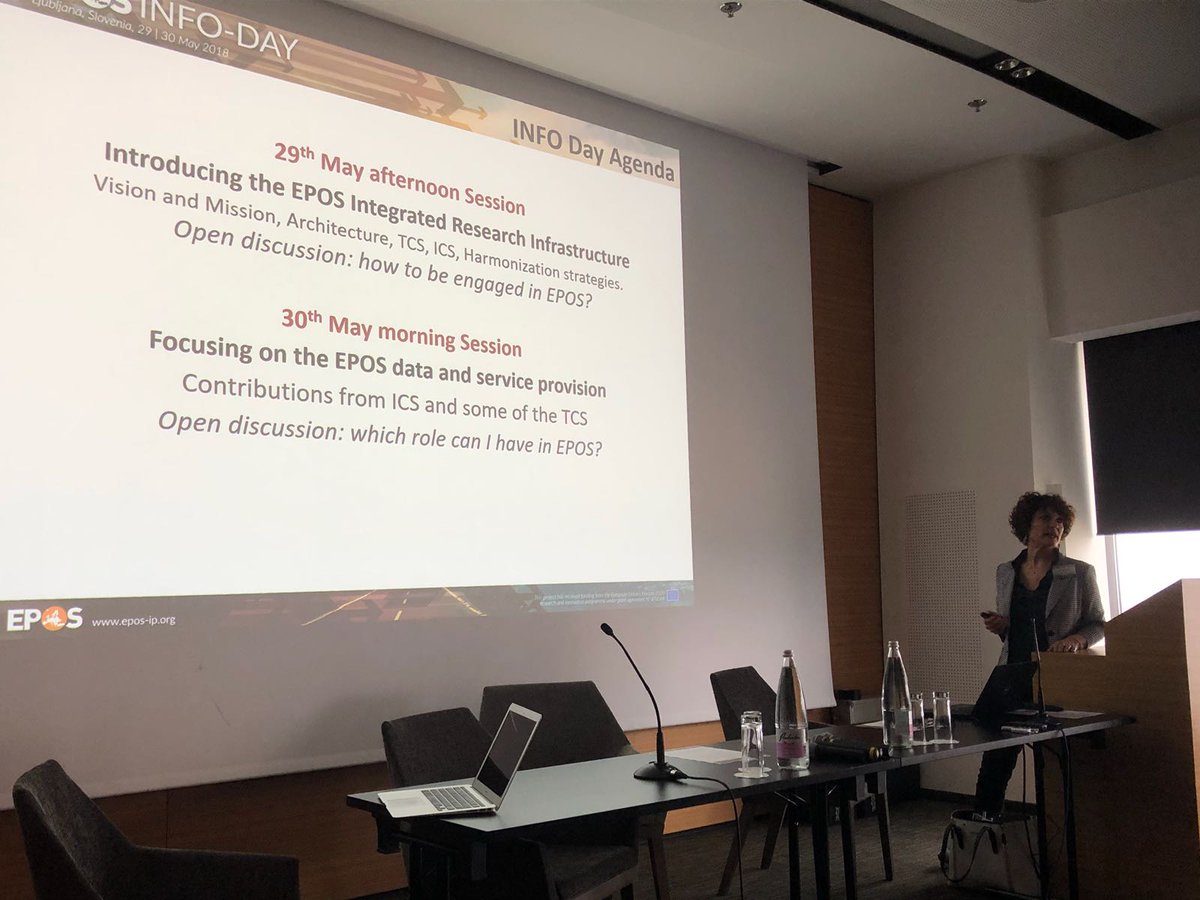 EPOSeu's tweet photo. #EPOS INFO DAY event started today in Ljubljana (Slovenia); regional representatives from across the Eastern Adriatic Area meet potential partners to share ideas and to establish cross-border contacts for future long-term cooperation #Researchinfrastructure  #FAIRdata #seismology https://t.co/98qjCBjL2N