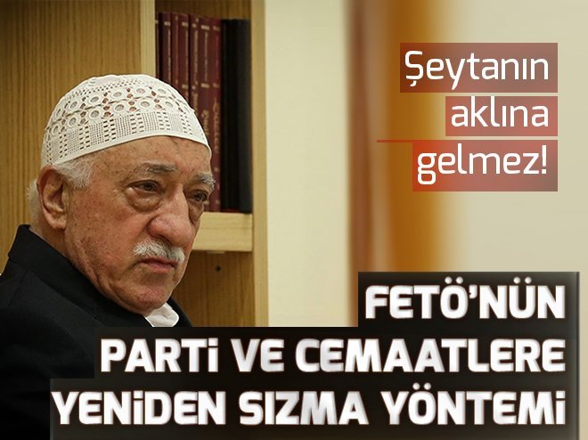 Yeni stratejileri de, “renklendirme” ile partilerden devlet kurumlarına, tarikat ve cemaatlerden sivil toplum örgütlerine sızmak. Bellekteki kayıtlarda bizzat emirleri “HE” yani “Hoca Efendi”nin kısaltmasıyla FETÖ elebaşı Gülen veriyor.
#FETÖnünPartilereSızmaPlanı
